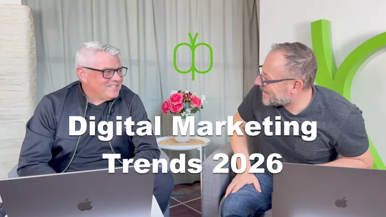 zweiblog episoden #17 Digital Marketing Trends 2026 für die Schweiz
