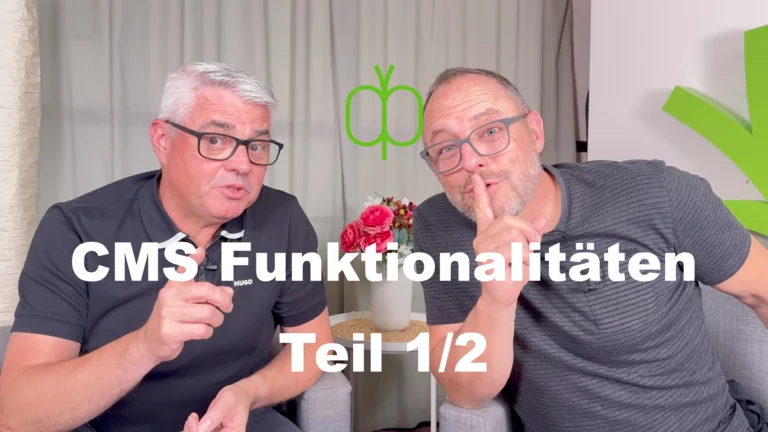 Welche Funktionen benötigt ein modernes CMS - Teil 1/2